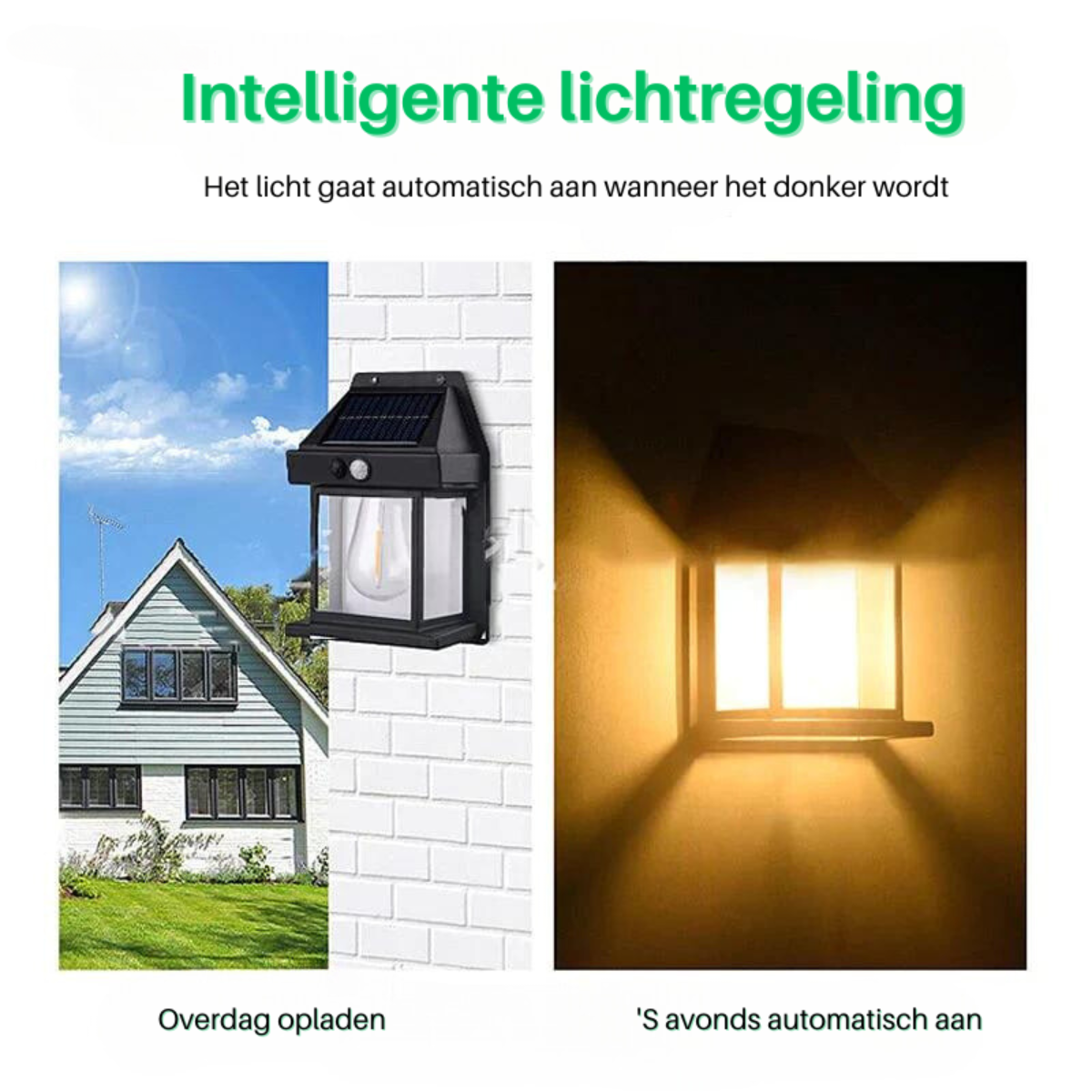 SolarLume LED Solar Wandspots Deluxe - Creëer de perfecte sfeer in jouw tuin