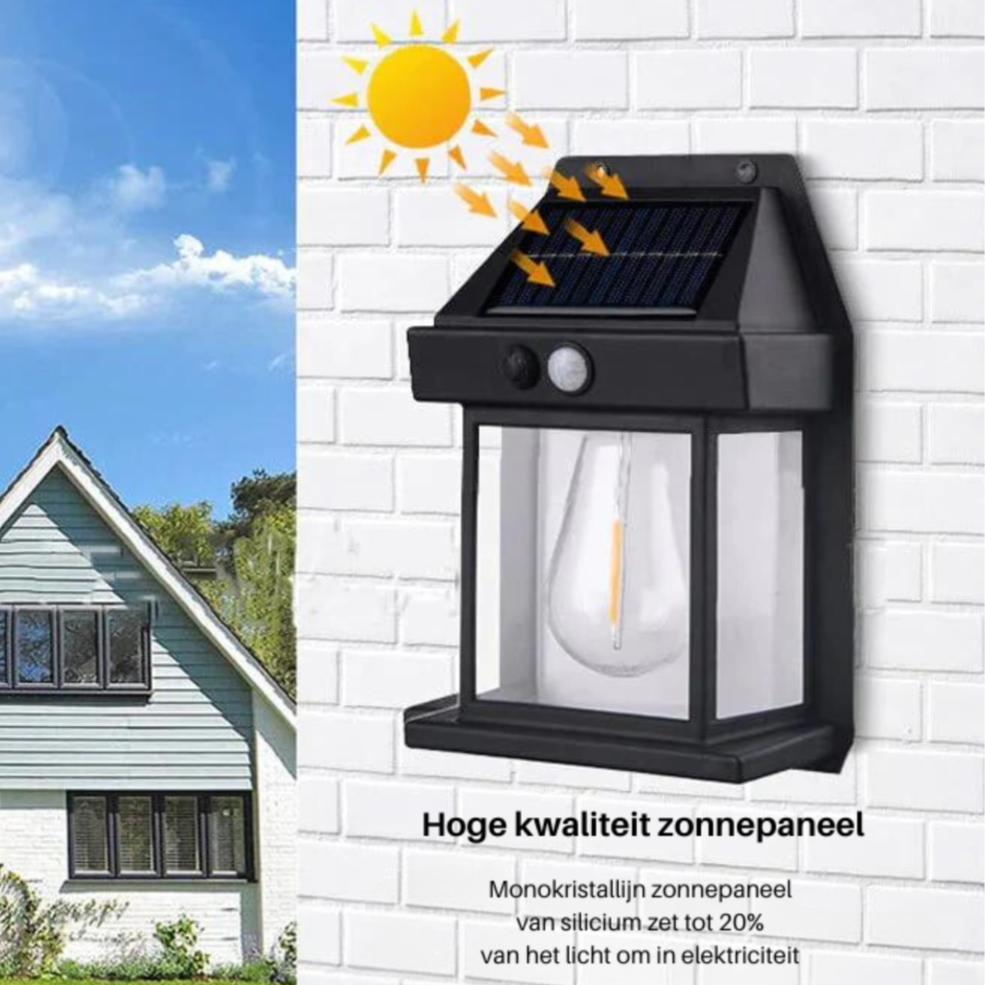SolarLume LED Solar Wandspots Deluxe - Creëer de perfecte sfeer in jouw tuin