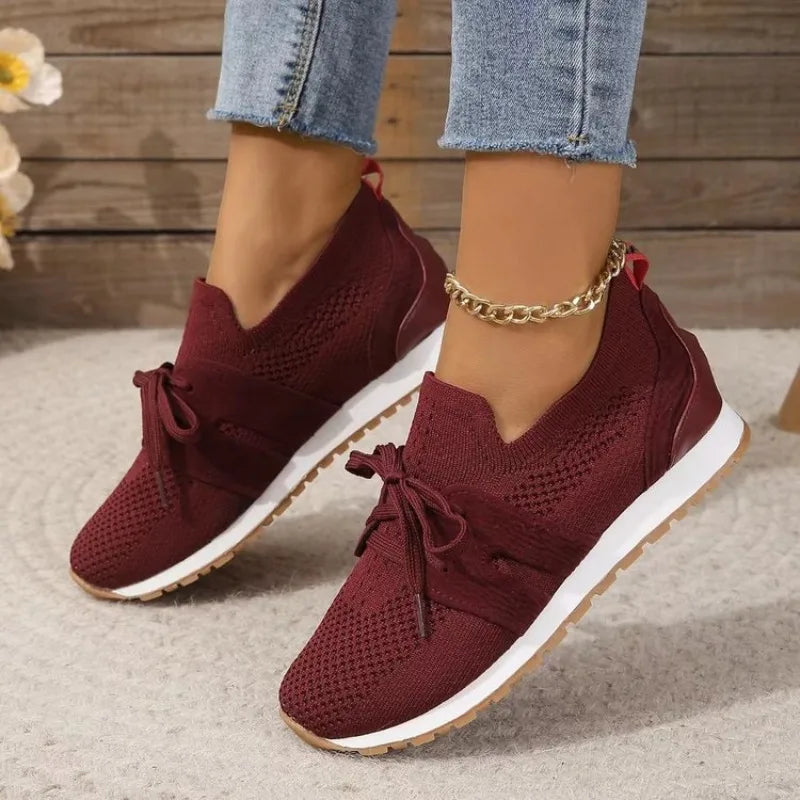 Sylvie- Trendy En Comfortabele Ademende Dames Sneakers