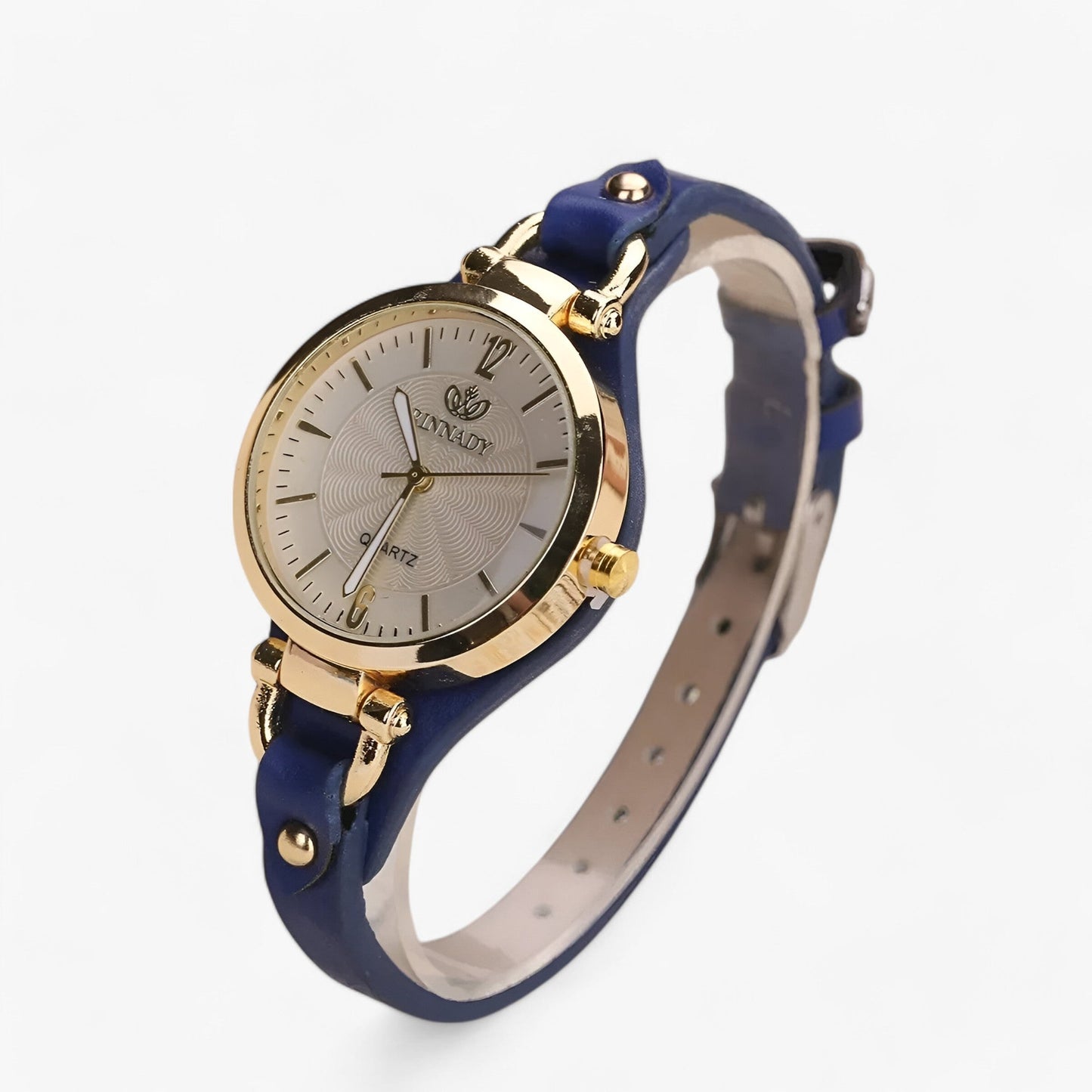 Alina Stijlvol Dameshorloge – Elegantie in een Slanke PU Leren Armband
