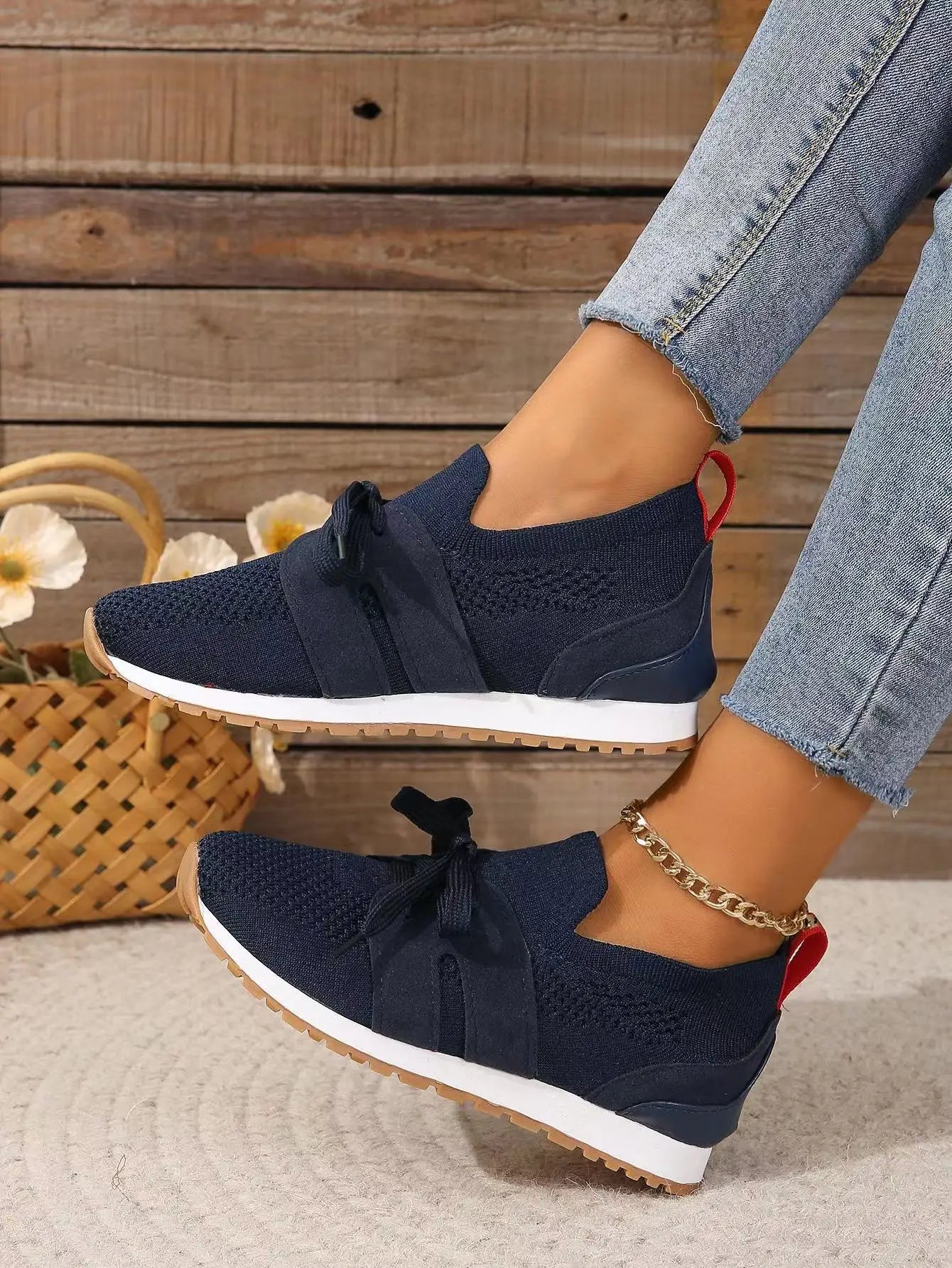 Sylvie- Trendy En Comfortabele Ademende Dames Sneakers