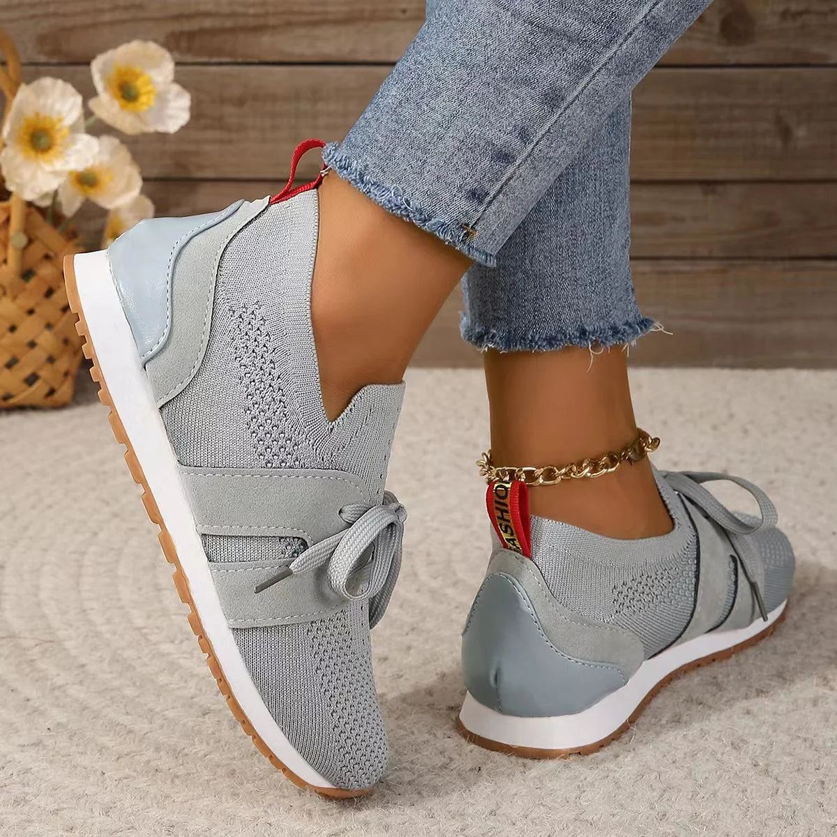 Sylvie- Trendy En Comfortabele Ademende Dames Sneakers