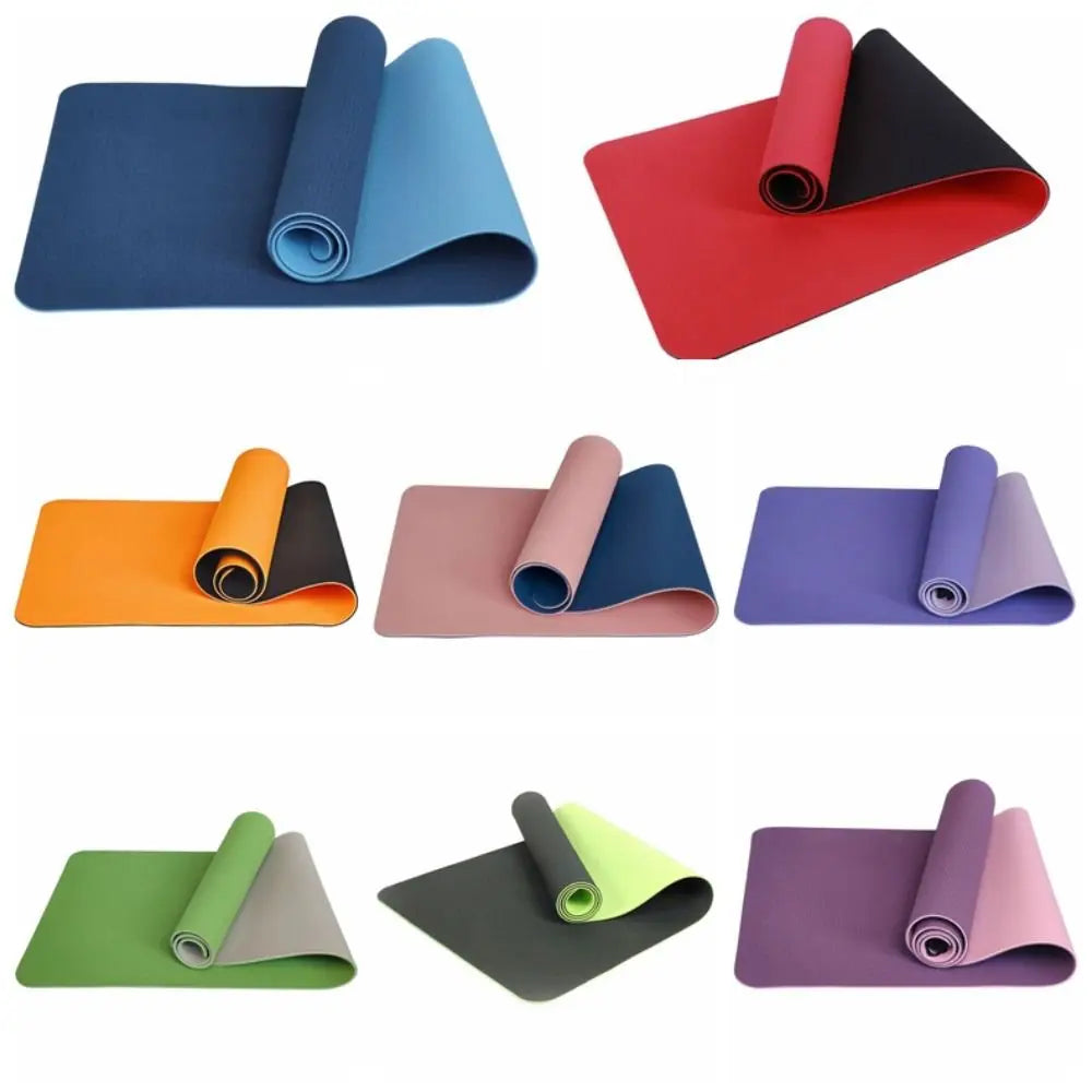 Opvouwbare Yoga Mat – Dubbelzijdige Anti-Slip Fitnessmat voor Oefeningen