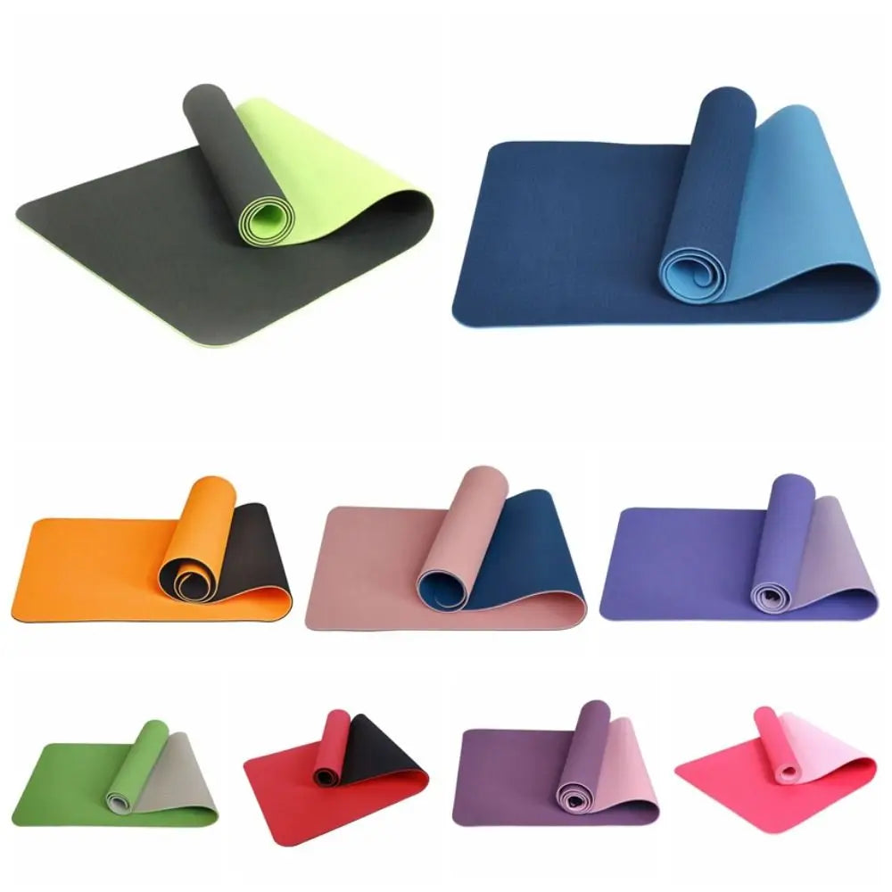 Opvouwbare Yoga Mat – Dubbelzijdige Anti-Slip Fitnessmat voor Oefeningen
