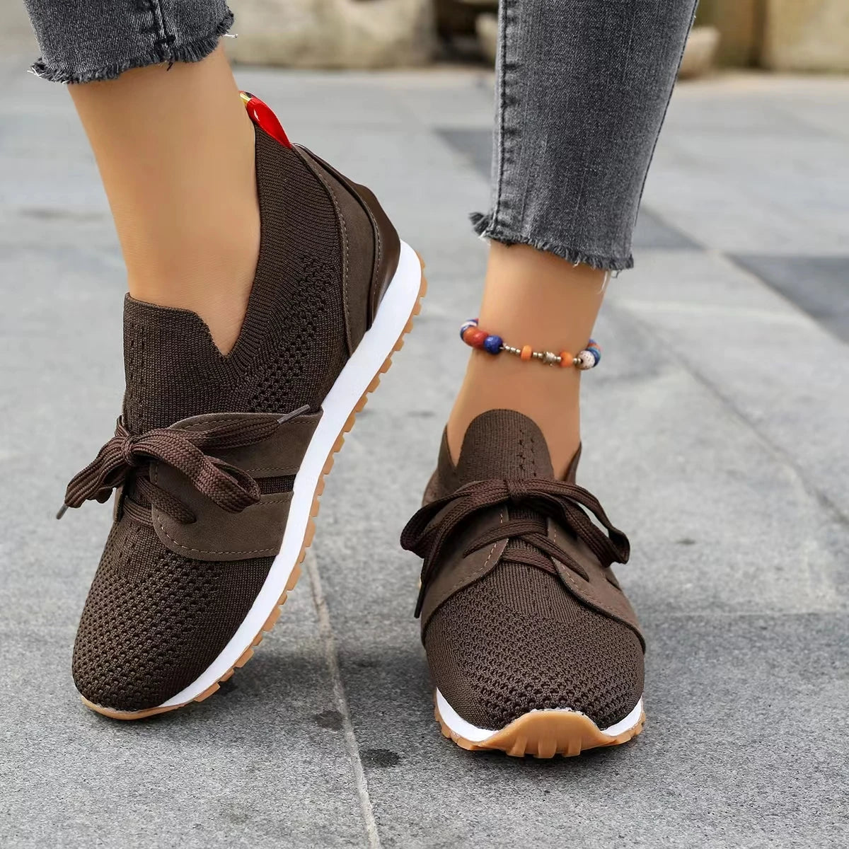 Sylvie- Trendy En Comfortabele Ademende Dames Sneakers
