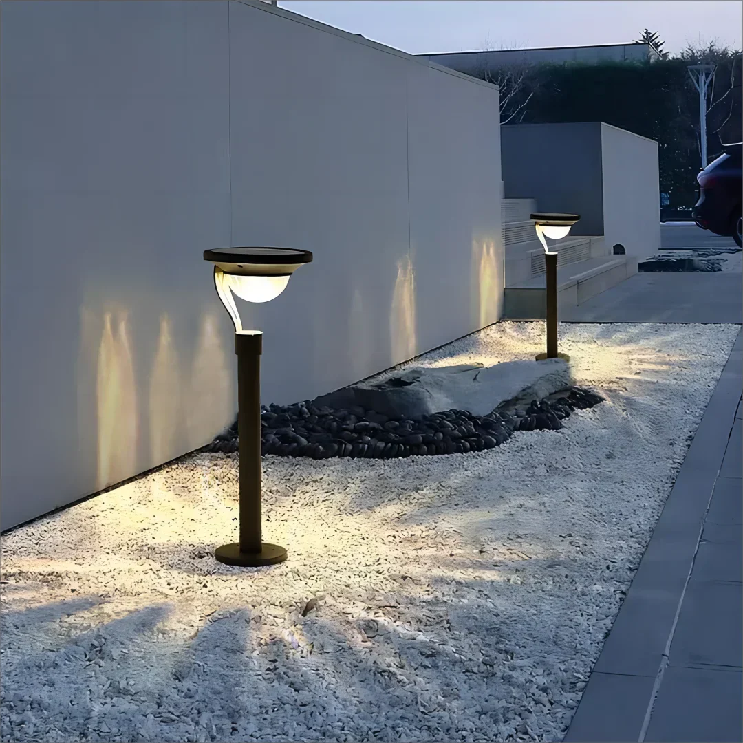 EcoTwist – Duurzame zonne-energie tuinlamp voor sfeervolle buitenverlichting