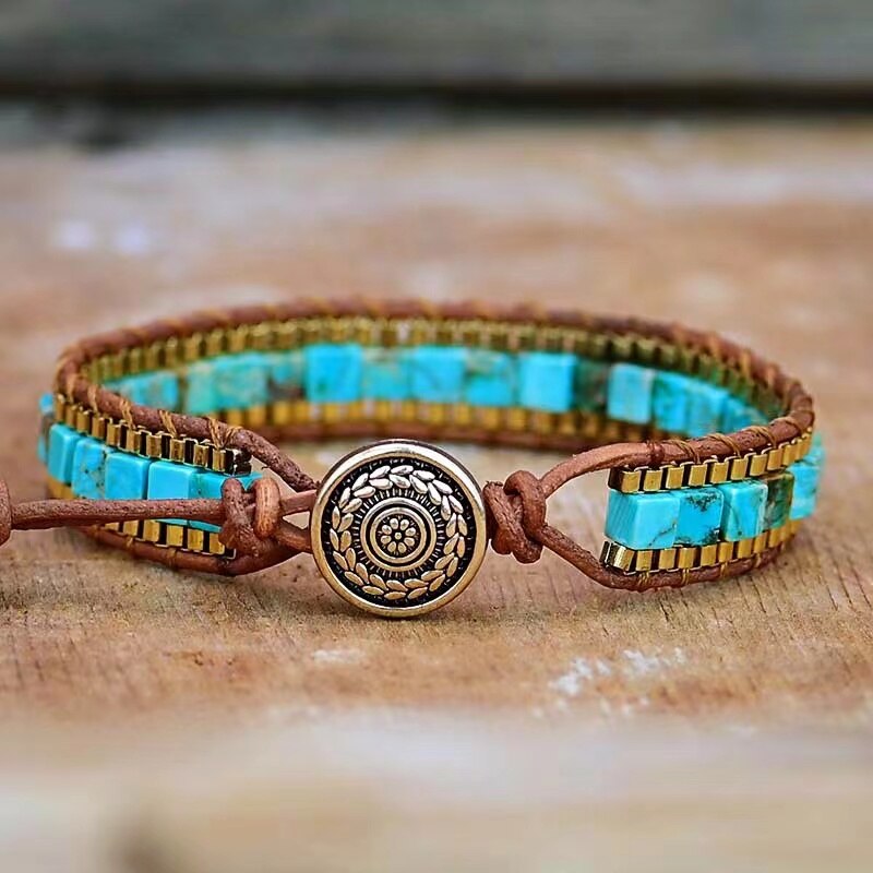 Turquoise Royale - Luxe Turquoise Keizersteen Armband