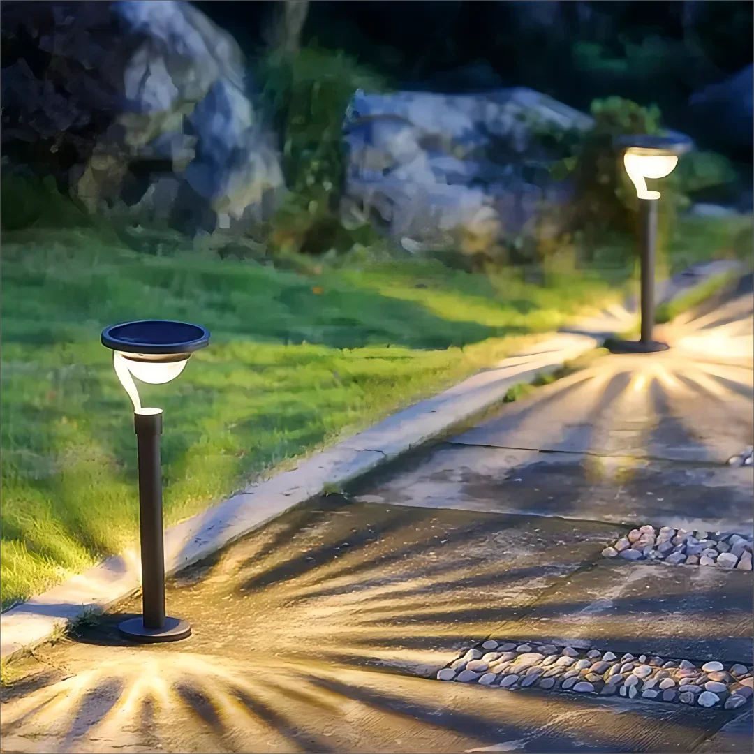 EcoTwist – Duurzame zonne-energie tuinlamp voor sfeervolle buitenverlichting