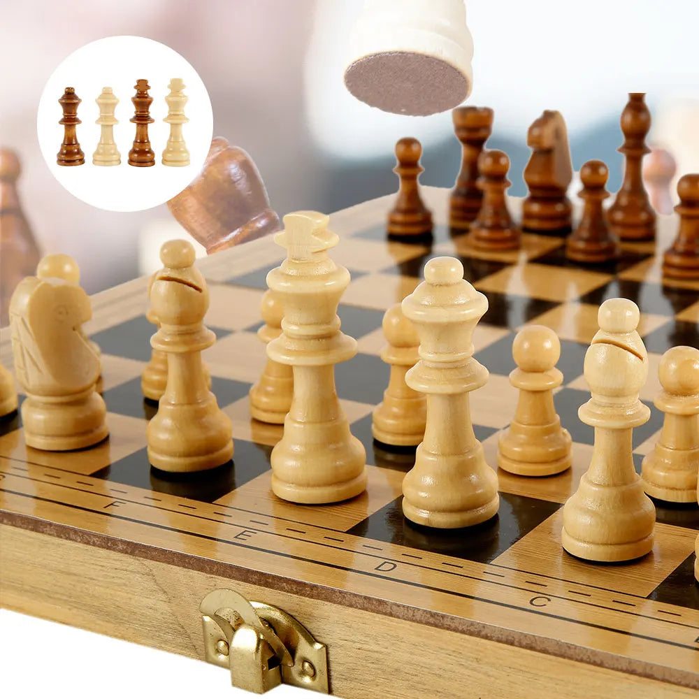 Vouwbaar Schaakbord voor Strategisch Denken - Denksport