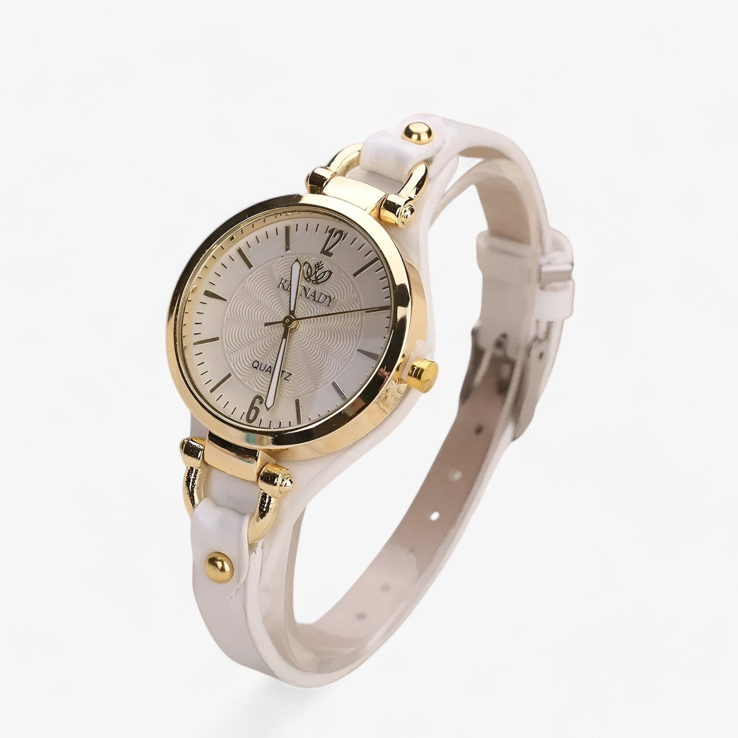 Alina Stijlvol Dameshorloge – Elegantie in een Slanke PU Leren Armband
