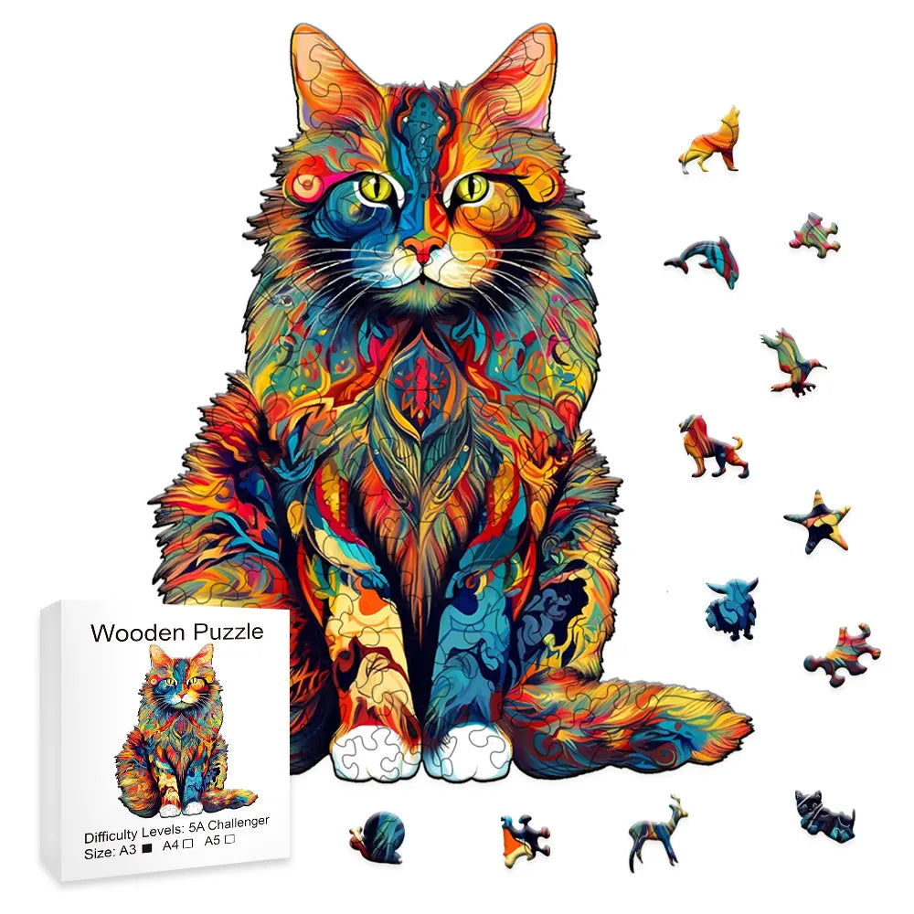 WildWonder Puzzel - Kat