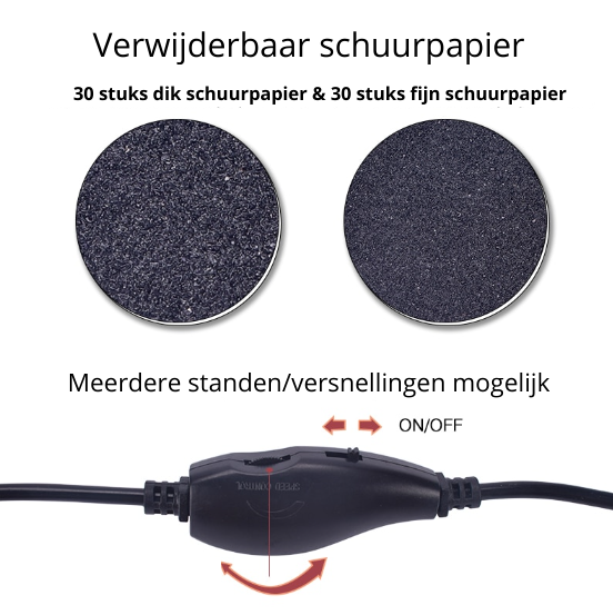 Velvo – Luxe Elektrische Pedicure Vijl