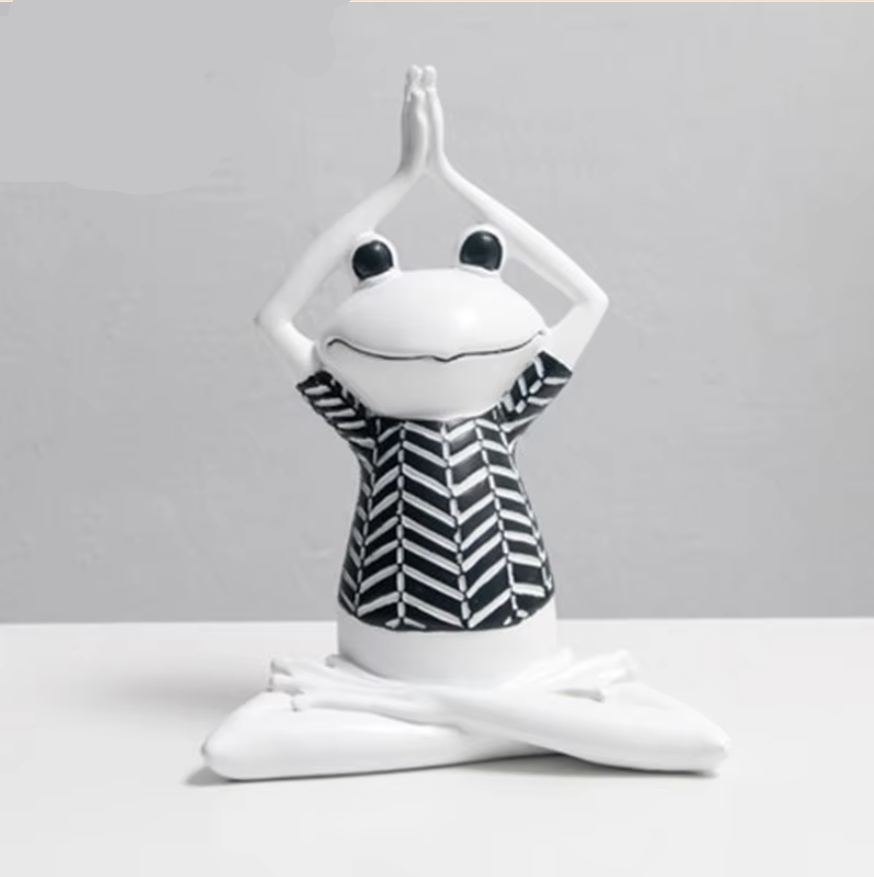 SereniFrog – Rustgevende Meditatiekikker Decoratie