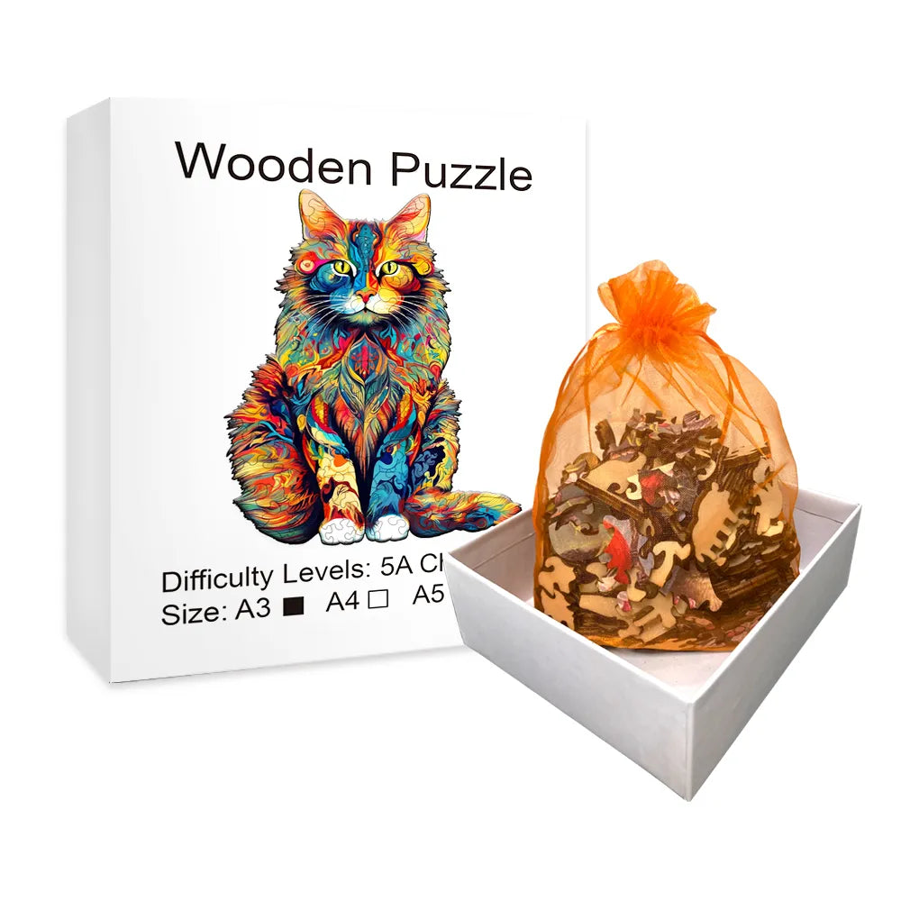 WildWonder Puzzel - Kat