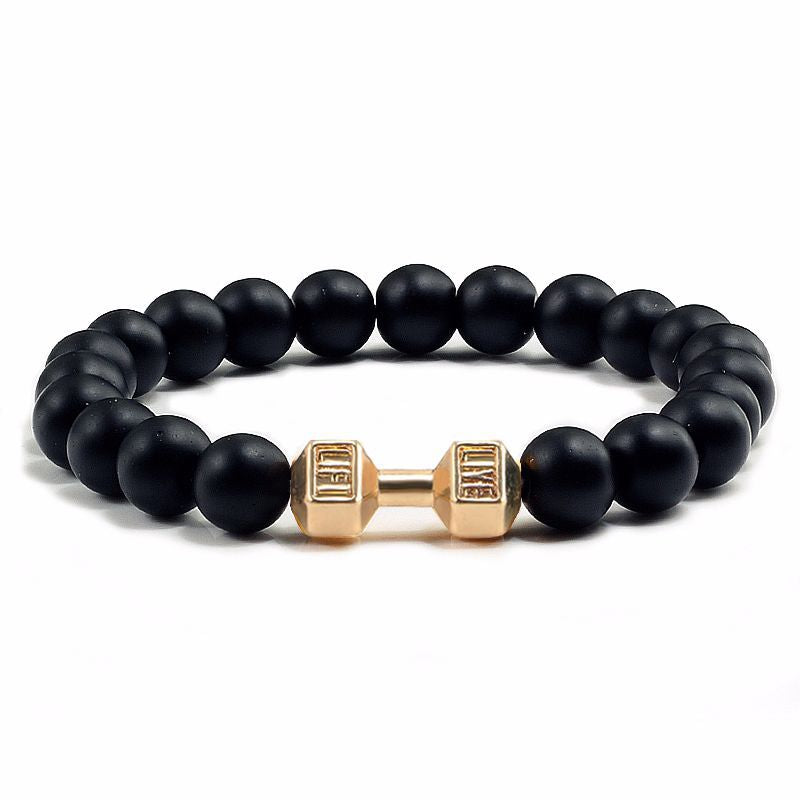 Astrava | Betoverend Dumbbell Armband voor Kracht en Harmonie