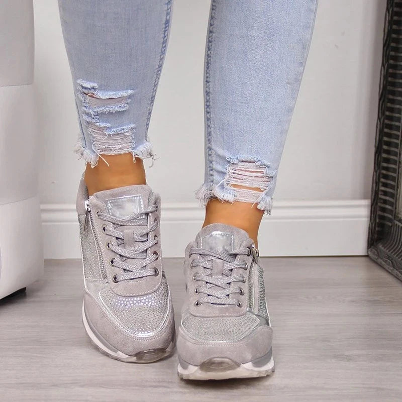 Zilveren sneakers
