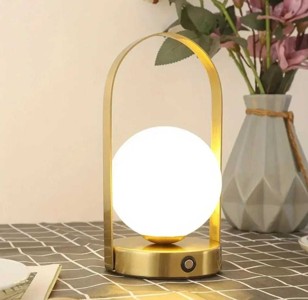 tafellamp oplaadbaar goud