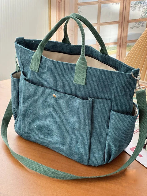 Tas met meerdere Vakken blauw