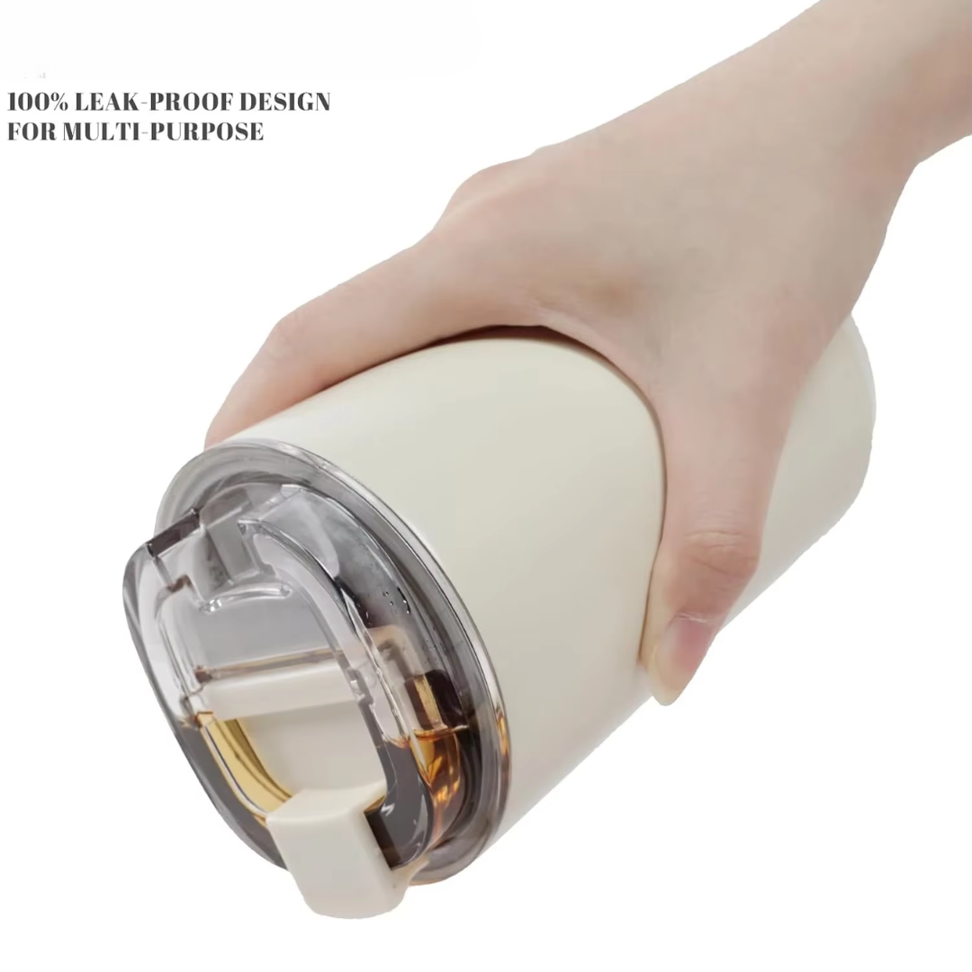 ThermoMug Pro - Isolerende RVS Reismok met Thermofunctie