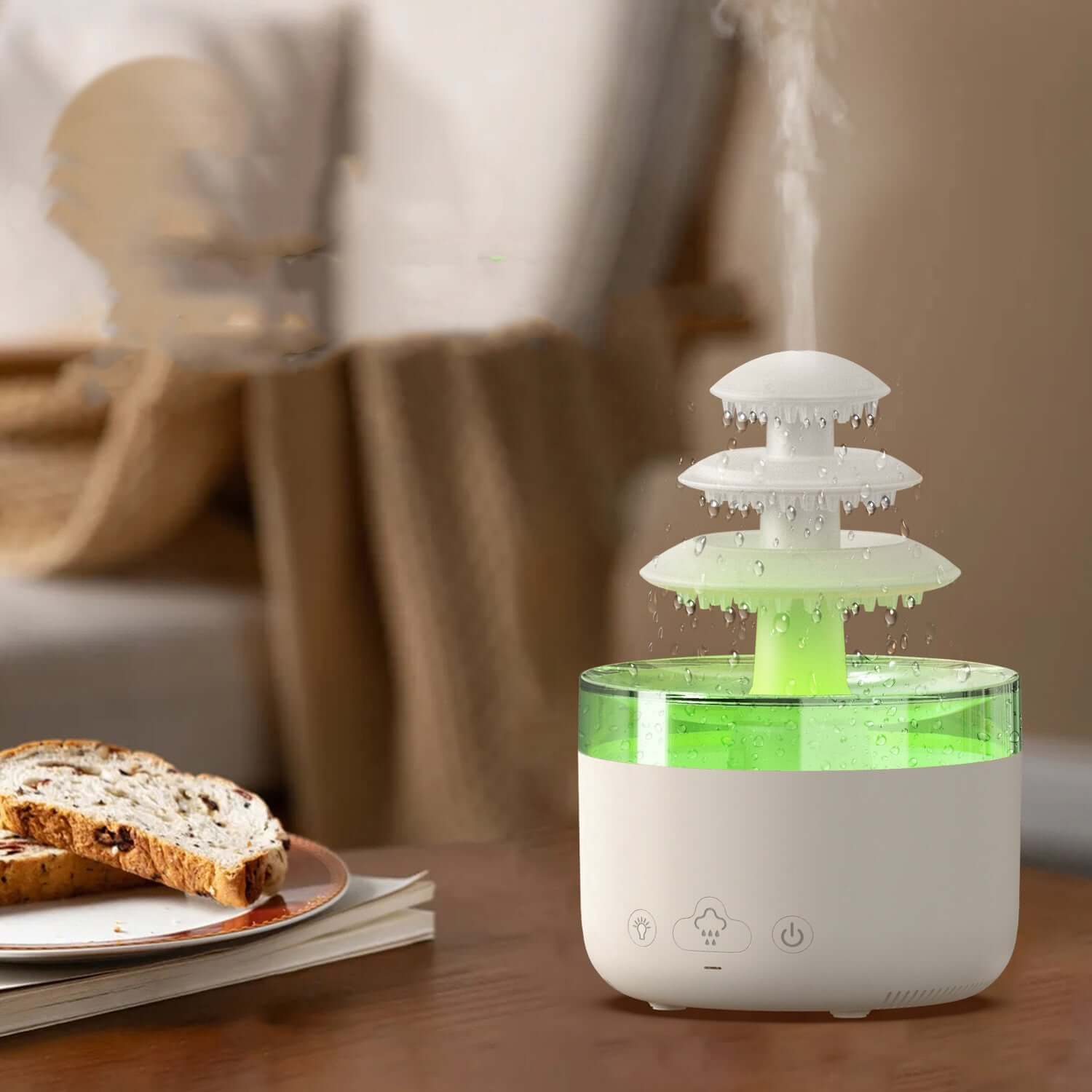 TranquilMist Aromatherapie Diffuser – Meerdere Nevelstanden & Rustgevend Licht