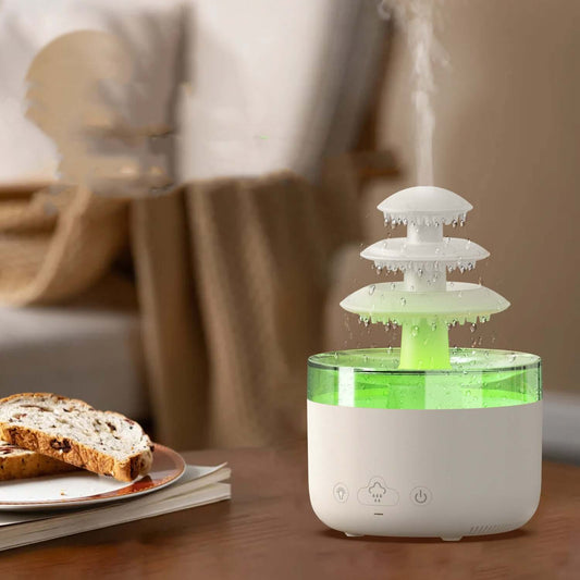 TranquilMist Aromatherapie Diffuser – Meerdere Nevelstanden & Rustgevend Licht