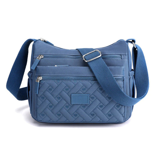 Schoudertas blauw
