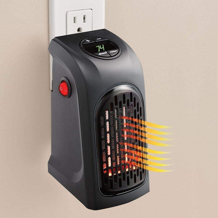verwarming stopcontact zwart