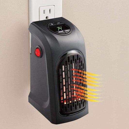 verwarming stopcontact zwart