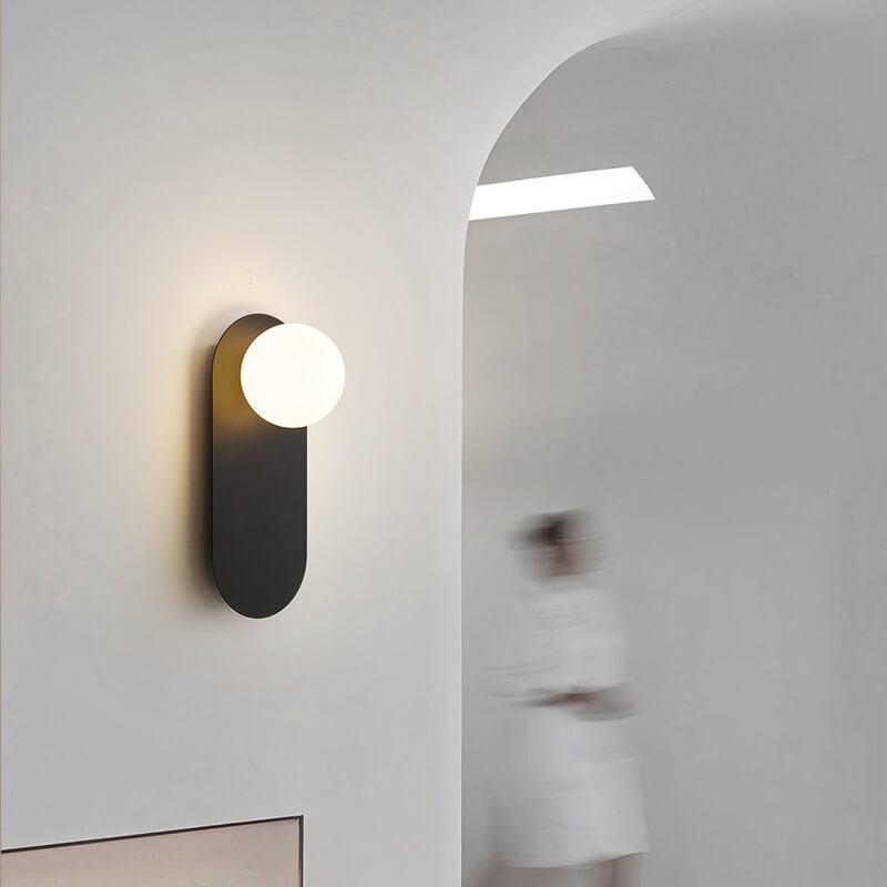Wandlamp LED NordGlow zwart