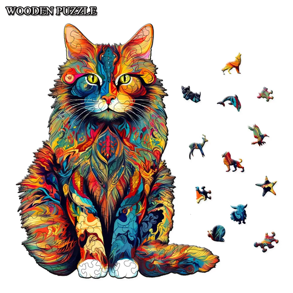 WildWonder Puzzel - Kat