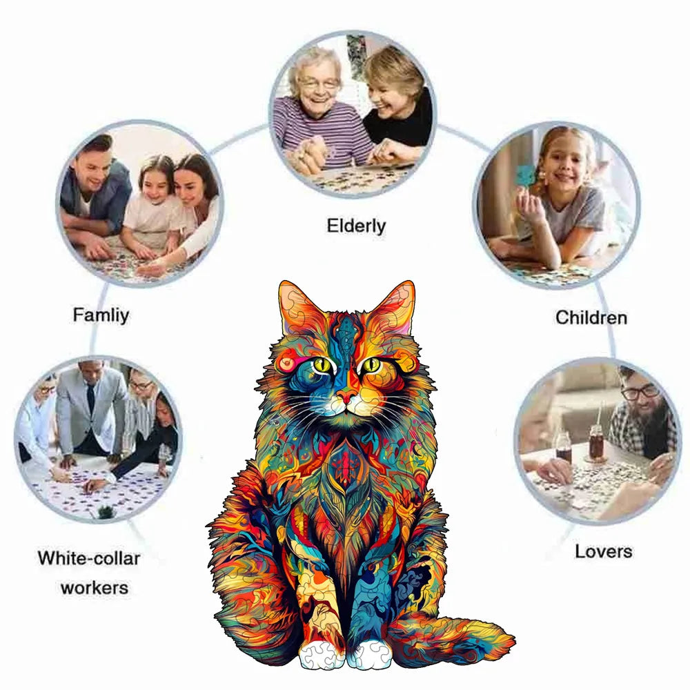 WildWonder Puzzel - Kat