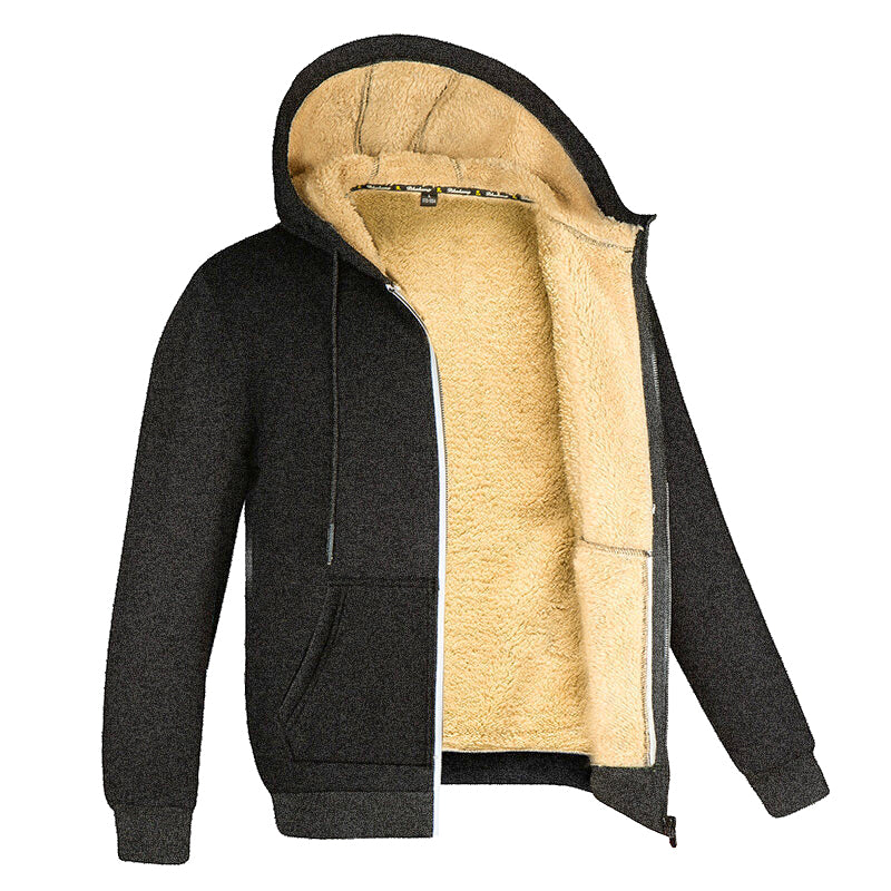 Dennis Fleece Vest Met Bontvoering voor Heren