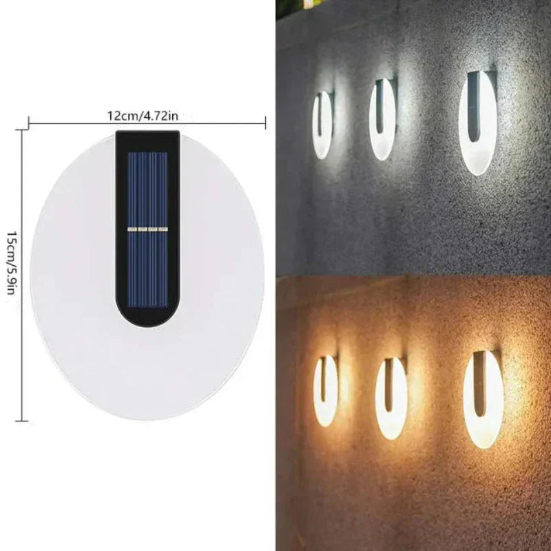 OpalGlow Elegante LED buitenwandlamp
