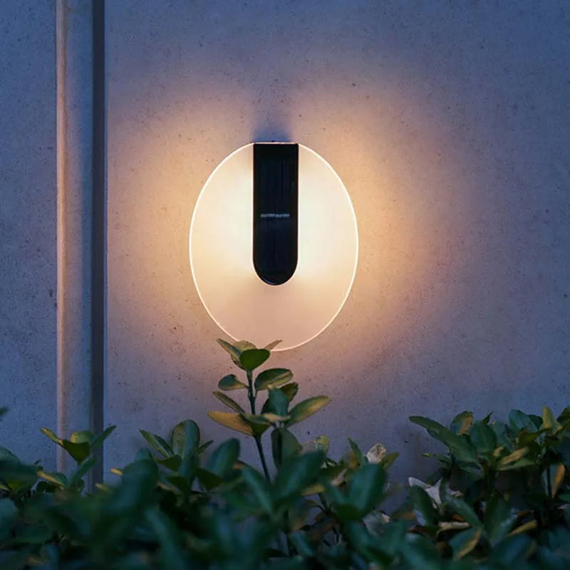 OpalGlow Elegante LED buitenwandlamp