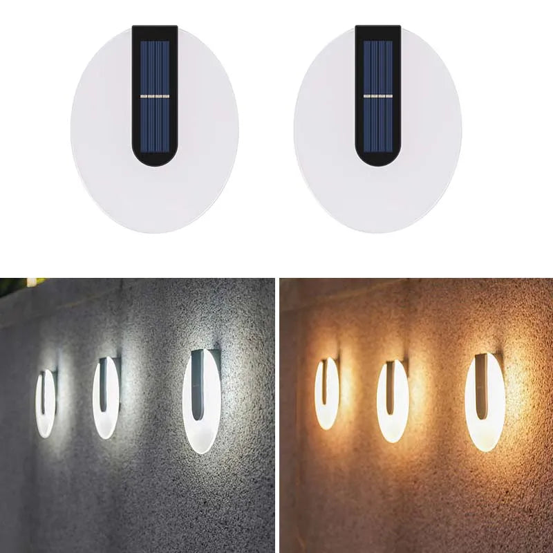 OpalGlow Elegante LED buitenwandlamp