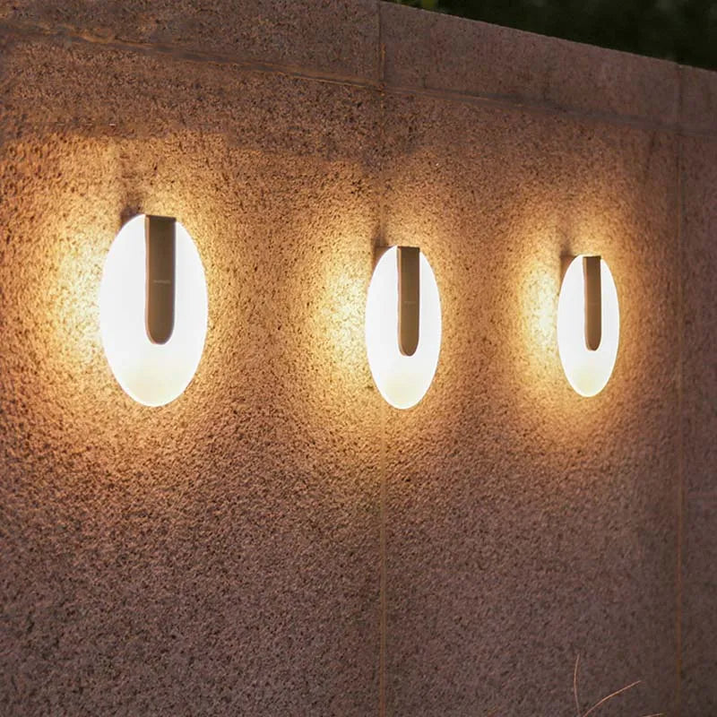 OpalGlow Elegante LED buitenwandlamp