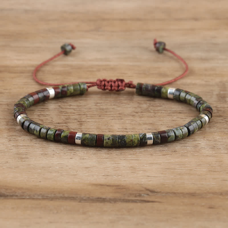 Lumineaux Elegante Armband met 2,4 mm Natuurlijke Steentjes
