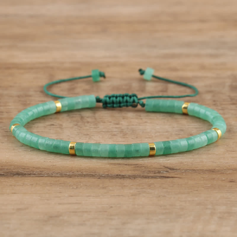 Lumineaux Elegante Armband met 2,4 mm Natuurlijke Steentjes