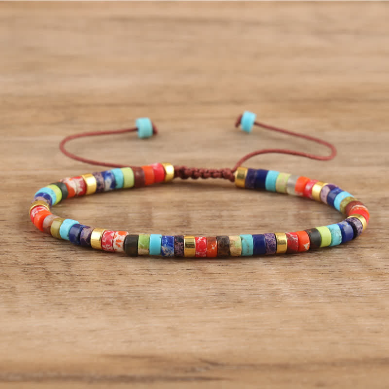 Lumineaux Elegante Armband met 2,4 mm Natuurlijke Steentjes