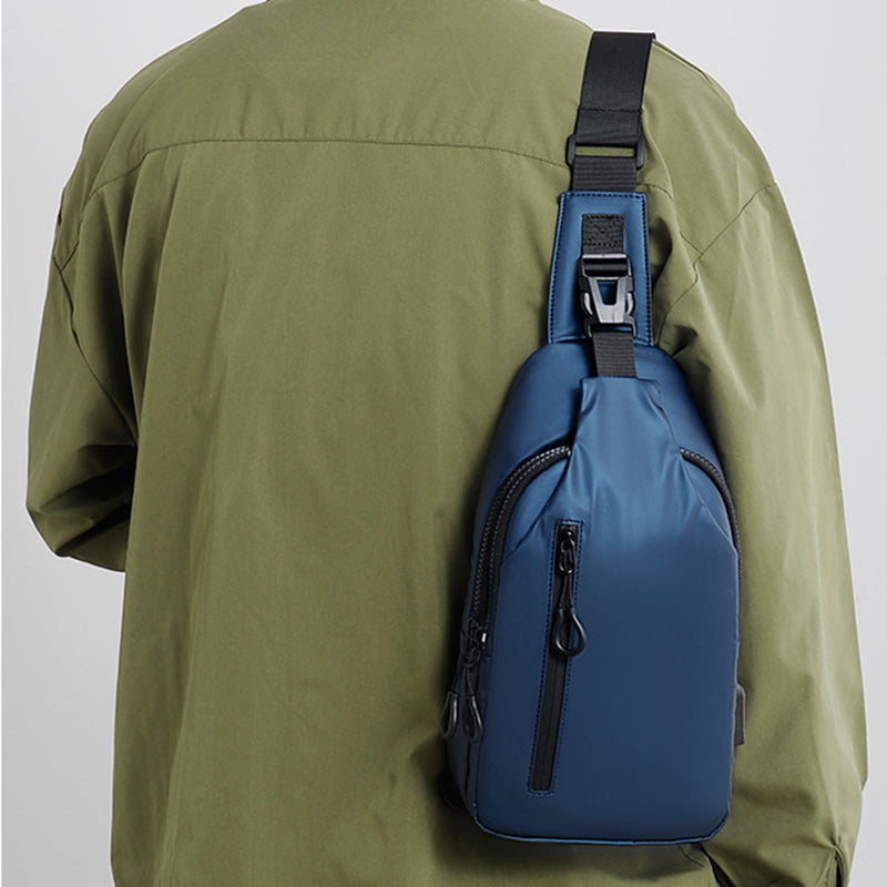 TitanX Rugtas - Zwarte Crossbody-Rugzak voor Mannen