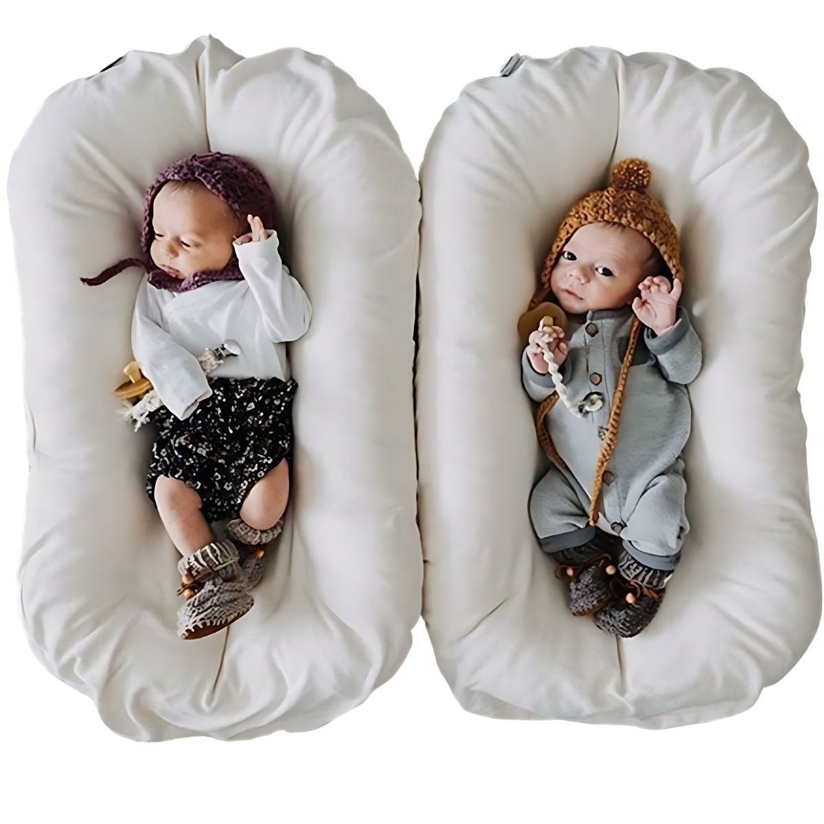 babykussen comfortabel wit