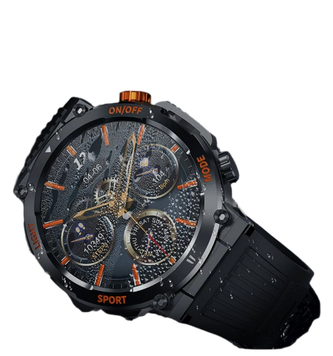 FlexiWatch - Waterdichte Smartwatch met LED-Zaklamp en Slaapmonitor