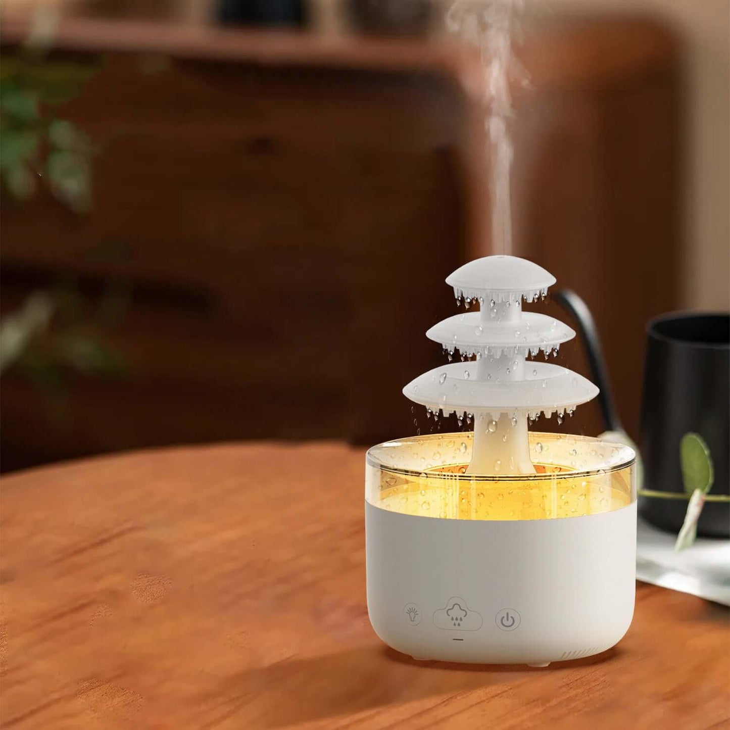 TranquilMist Aromatherapie Diffuser – Meerdere Nevelstanden & Rustgevend Licht