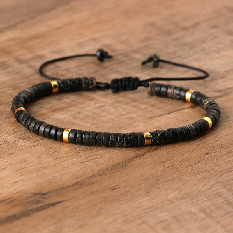 Lumineaux Elegante Armband met 2,4 mm Natuurlijke Steentjes