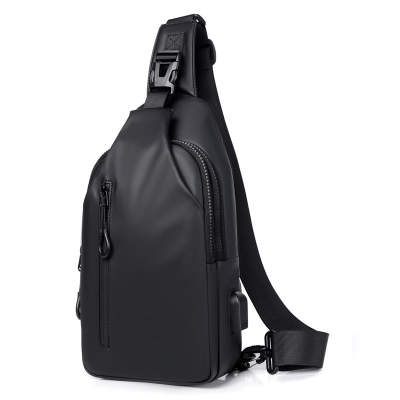 TitanX Rugtas - Zwarte Crossbody-Rugzak voor Mannen
