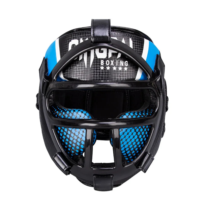 gezichtsmasker sport beschermend blauw