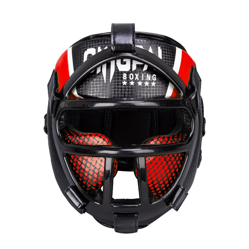 gezichtsmasker sport beschermend rood