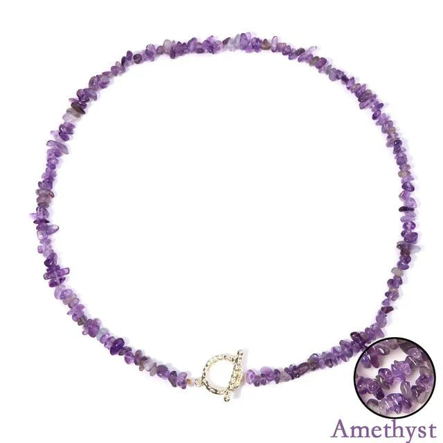 Zenya | Boheemse Ketting met Natuurlijke Halfedelstenen – Heling & Harmonie