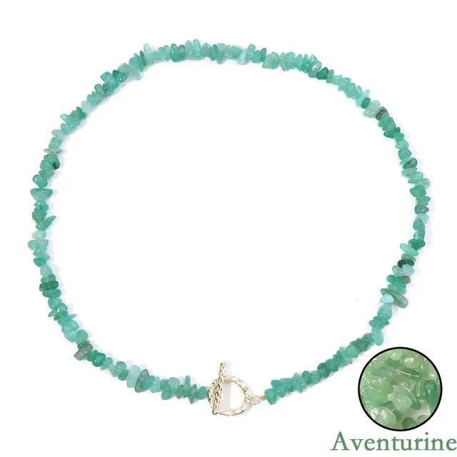 Zenya | Boheemse Ketting met Natuurlijke Halfedelstenen – Heling & Harmonie