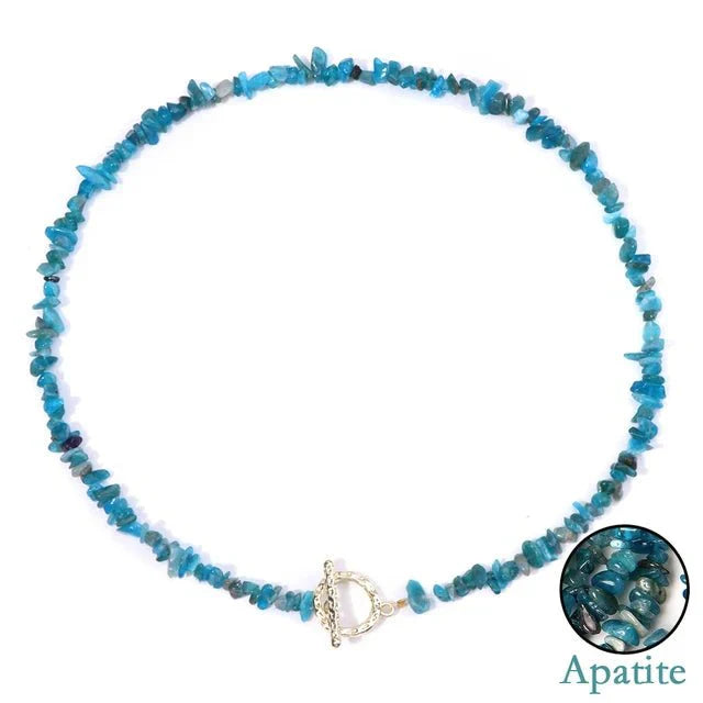 Zenya | Boheemse Ketting met Natuurlijke Halfedelstenen – Heling & Harmonie